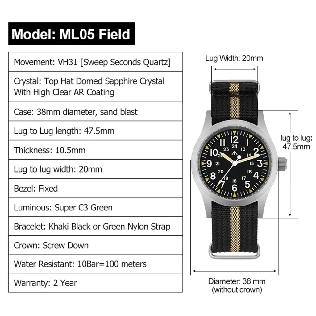 militado-ml05-스펙